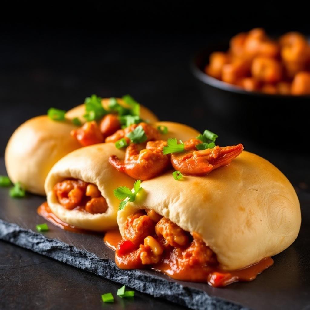 Stuffed Cajun Pistolettes